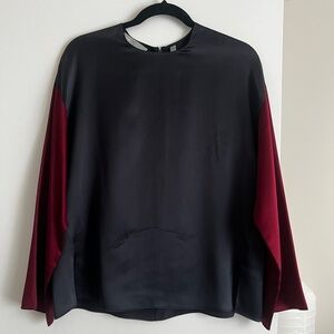 Vince Elegant Black Silk Top